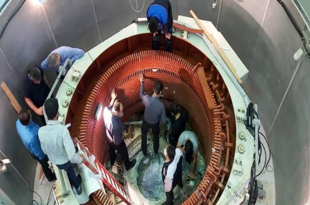 توسط شرکت تعمیرات نیروگاههای برق آبی خوزستان:  تعمیر ژنراتور واحد شماره ۲ نیروگاه کوهرنگ با موفقیت انجام شد