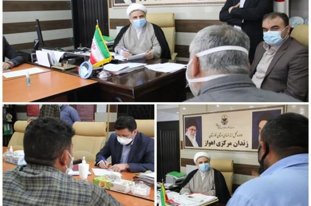 دیدار رئیس دادگستری خوزستان با زندانیان امنیتی استان