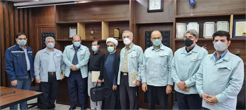 امین ابراهیمی مدیرعامل با آزادگان سرافراز شرکت فولاد خوزستان دیدار کرد