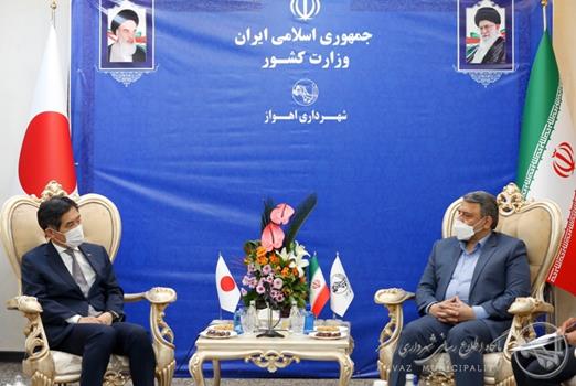 شهردار اهواز در دیدار با سفیر ژاپن: آماده حضور سرمایه گذاران ژاپنی هستیم